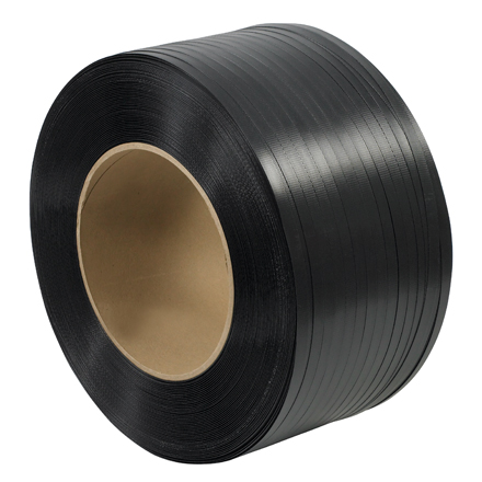 1/2" x 9000' - 8 x 8" Core Hand Grade Polypropylene Strapping - Embossed